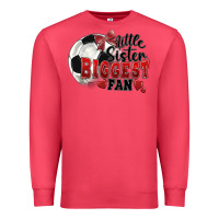 Cardinal little sister biggest fan soccer Premium Sweatshirt - FaDigitalArtStudio