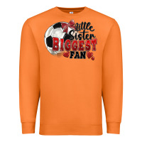 Carrot little sister biggest fan soccer Premium Sweatshirt - FaDigitalArtStudio