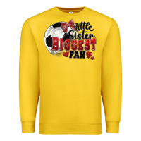 Lemon little sister biggest fan soccer Premium Sweatshirt - FaDigitalArtStudio