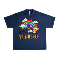 Navy bee yourself Urban Heavy Tee - LillyAllenDesigns