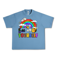 Pebble Blue bee yourself Urban Heavy Tee - LillyAllenDesigns