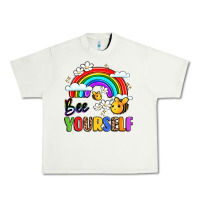 Pistachio bee yourself Urban Heavy Tee - LillyAllenDesigns