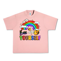 Salmon bee yourself Urban Heavy Tee - LillyAllenDesigns