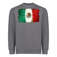 Storm Mexican Flag Heavyweight Sweatshirt - texasbilliewilder