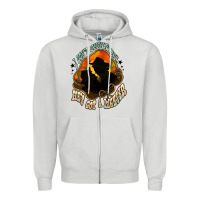 Dove Grey I don't smoke but he's got a lighter Zipper Hoodie - HowdyJamesFarm
