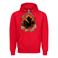 Red I don't smoke but he's got a lighter Zipper Hoodie - HowdyJamesFarm