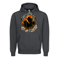 Smoke I don't smoke but he's got a lighter Zipper Hoodie - HowdyJamesFarm