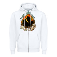 White I don't smoke but he's got a lighter Zipper Hoodie - HowdyJamesFarm