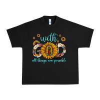 Black with god all things are possible matthew 19 26 Urban Heavy Tee - JahusDesignShop
