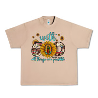 Burro with god all things are possible matthew 19 26 Urban Heavy Tee - JahusDesignShop