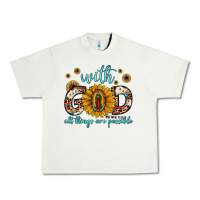 Pistachio with god all things are possible matthew 19 26 Urban Heavy Tee - JahusDesignShop