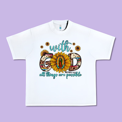With God All Things Are Possible Matthew 19 26 Urban Heavy Tee Designed By Jahusdesignshop