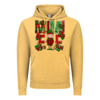 Vintage Mustard Mimi Elf with Knitting Christmas Vintage Hoodie - BundleAndBundleShop