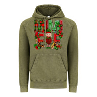 Vintage Olive Mimi Elf with Knitting Christmas Vintage Hoodie - BundleAndBundleShop