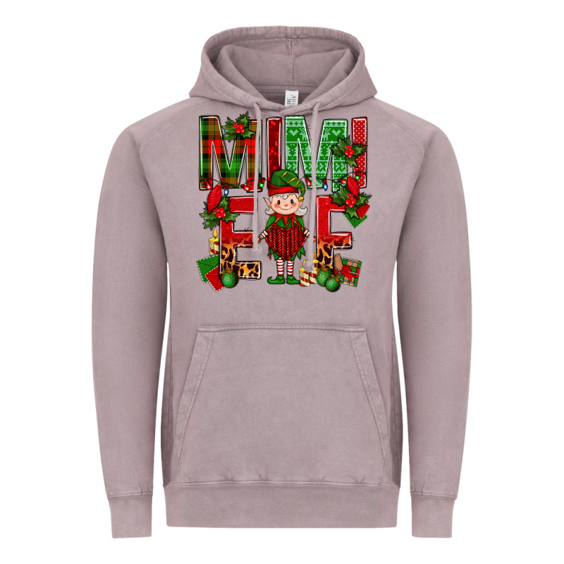 Mimi Elf With Knitting Christmas Vintage Hoodie by BundleAndBundleShop | Teevron