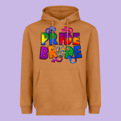 Pride Bride Heavyweight Hoodie Designed By Fadigitalartstudio