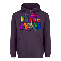 Plum Pride bride Heavyweight Hoodie - FaDigitalArtStudio