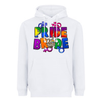 White Pride bride Heavyweight Hoodie - FaDigitalArtStudio