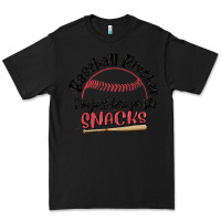 Black baseball brother i'm just here for the snacks Premium Tee - MaliasSmallBusiness
