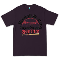 Plum baseball brother i'm just here for the snacks Premium Tee - MaliasSmallBusiness