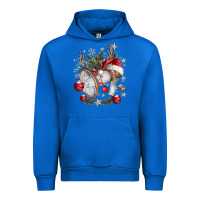 Cobalt Merry Christmas Urban Hoodie - CowhideDigitalArt