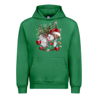 Emerald Merry Christmas Urban Hoodie - CowhideDigitalArt
