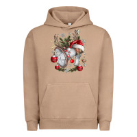 Pigment Burro Merry Christmas Urban Hoodie - CowhideDigitalArt