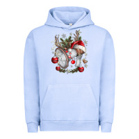 Pigment Grape Ice Merry Christmas Urban Hoodie - CowhideDigitalArt