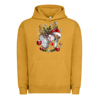 Pigment Peanut Butter Merry Christmas Urban Hoodie - CowhideDigitalArt