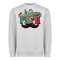 Heather Grey Mexican Papa Heavyweight Sweatshirt - texasbilliewilder