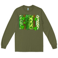 Army Green st patricks day brush stroke Long Sleeve Tee - RanaPortraitStore