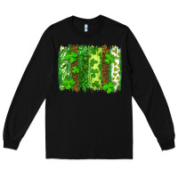 Black st patricks day brush stroke Long Sleeve Tee - RanaPortraitStore