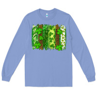 Colony Blue st patricks day brush stroke Long Sleeve Tee - RanaPortraitStore