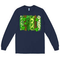 Navy st patricks day brush stroke Long Sleeve Tee - RanaPortraitStore
