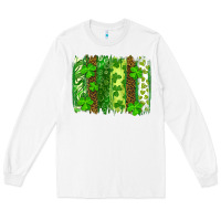 White st patricks day brush stroke Long Sleeve Tee - RanaPortraitStore