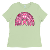 Matcha breast cancer awareness rainbow Ladies Tee - Jasminsmagicworld