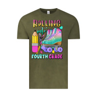 Vintage Olive rolling into fourth grade Vintage Tee - BundleAndBundleShop