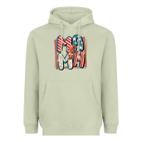 Matcha 4th of July mama with lightning bolt Heavyweight Hoodie - FaDigitalArtStudio