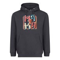Smoke 4th of July mama with lightning bolt Heavyweight Hoodie - FaDigitalArtStudio