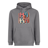 Storm 4th of July mama with lightning bolt Heavyweight Hoodie - FaDigitalArtStudio