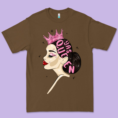 Yas Queen Premium Tee Designed By Maliassmallbusiness