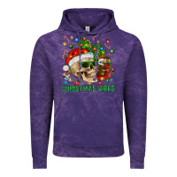 Cloud Purple Christmas Vibes Vintage Hoodie - BundleAndBundleShop