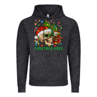 Vintage Black Christmas Vibes Vintage Hoodie - BundleAndBundleShop