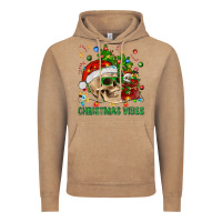 Vintage Coffee Christmas Vibes Vintage Hoodie - BundleAndBundleShop