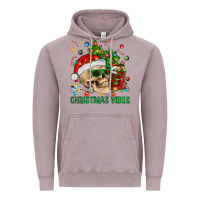 Vintage Zinc Christmas Vibes Vintage Hoodie - BundleAndBundleShop