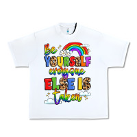 White be yourself everyone else in taken Urban Heavy Tee - LillyAllenDesigns