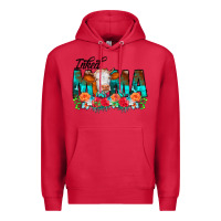 Cardinal Inked Mama Flowers Cow Premium Hoodie - CowCowDesign