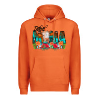 Carrot Inked Mama Flowers Cow Premium Hoodie - CowCowDesign