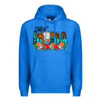 True Royal Inked Mama Flowers Cow Premium Hoodie - CowCowDesign
