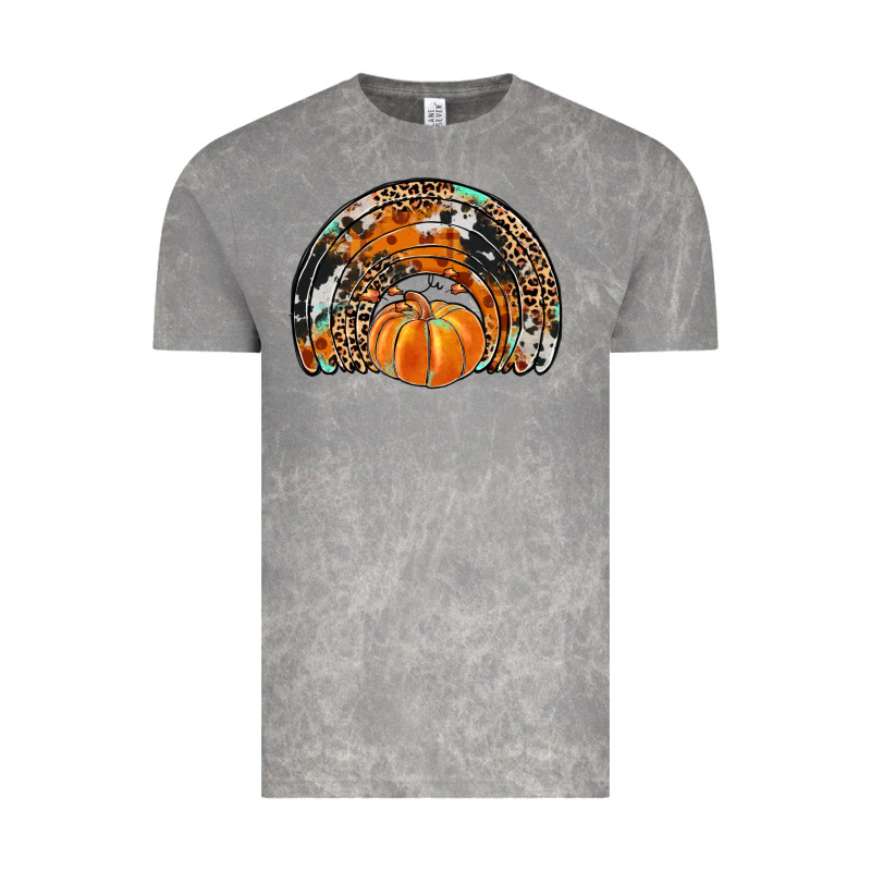 Western Pumpkin Fall Rainbow Vintage Tee by JahusDesignShop | Teevron